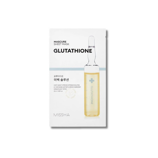 Mascure Whitening Solution Sheet Mask (GLUTHATIONE)